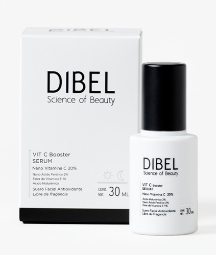 Dibel Serum Vitamin C 20% Hialurónico Ferúlico Booster 30ml 