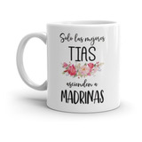 Taza De Ceramica Personalizada. Abuelos Tíos Madrina Padrino