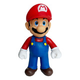 Figura De Mario Bros Tradicional, 10cm, Pvc, C/u