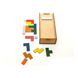 Tetris De Mesa De Madera Didáctico Ingenio 60 Piezas En Caja