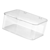 Caja De Almacenamiento De Escritorio De Plástico De Gran Cap