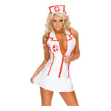 Uniforme De Enfermera Sexy Conjunto De Lencería