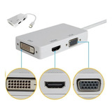 Adaptador Mini Displayport / Hdmi Vga Dvi - Mackbook Air/pro