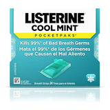 Listerine Cool Mint Pocketpaks Tiras Para El Aliento, Tiras