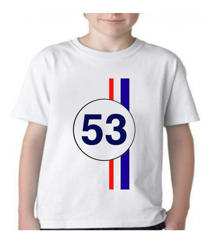Camiseta Camisa Fusca Herbie 53 Carro Infantil E Adulto