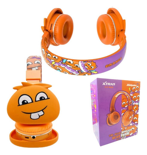 Fone De Ouvido Sem Fio Infantil Monstrinho Bluetooth Premium