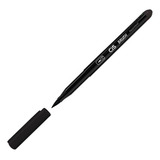 Caneta Marcador Artístico Cis Brush Aquarelável - Preto