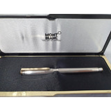 Pluma Fuente Montblanc Punta De Oro 18k Funcionando Perfecto