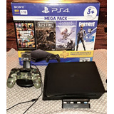 Consola Playstation 4 Slim 1 Tb + 6 Juegos