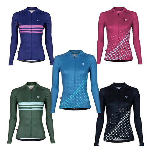 Jersey Ciclismo Mujer Manga Larga Gw Camiseta Bicicleta