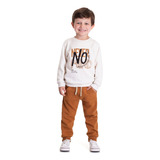 Conjunto Infantil Masculino Blusa E Calça Jogger Moletom