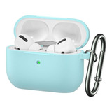 Funda Apple AirPods Pro De Silicona C/llavero - Turquesa