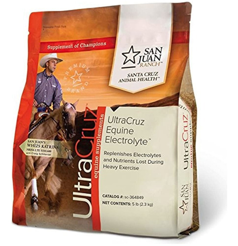 Ultracruz Horse Electrolyte Supplement Polvo De 5 Lb Suminis