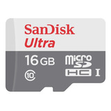 Micro Sd 16 Gb Memoria Sandisk Ultra Celular Tablet