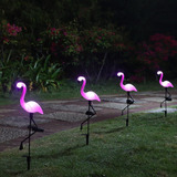 Estaca Led Impermeable Para Jardín De Flamencos Con Luces So