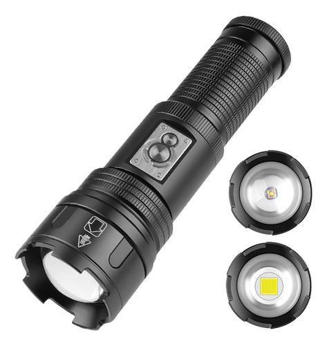 G Linterna Láser Led Hunting Zoom De 30 W Con Luz Cob