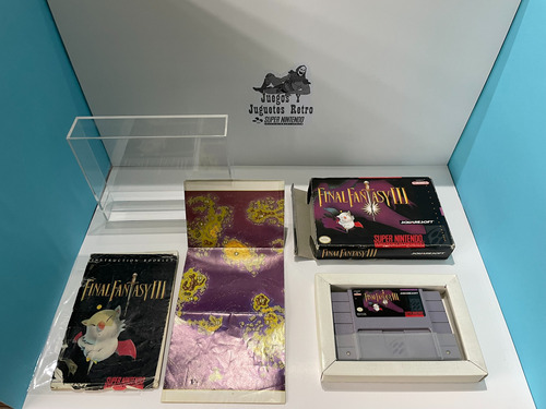 Final Fantasy 3 Original Super Nintendo Caja Manual Rebajado