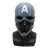 Casco De Látex Capitan America, Máscara De Cosplay