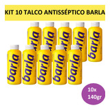 Kit 10x Un Talco Para Os Pés Barla 140g 