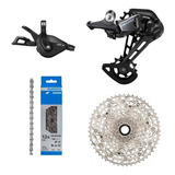 Kit Trocador Cambio Cassete Corrente Shimano Deore M6100 12v