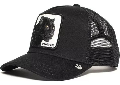 D Gorra De Malla Con Protección Solar Y Bordado De Animales