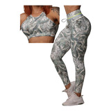 Conjunto Legging Empina Bumbum + Top Forest Moving