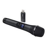 Microfono Karaoke Micrófono Inalámbrico Microfono Usb Color Negro