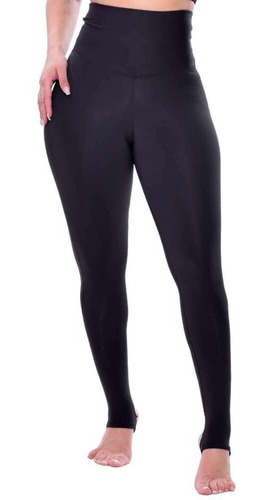 Calça Legging Modeladora C/ Pé Alta Compressão Fitness