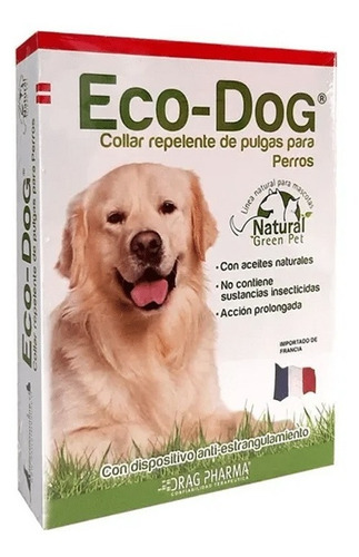 Collar Repelente De Pulgas Para Perros Eco-dog Aroma Limon