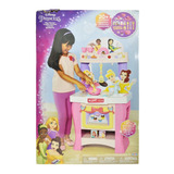 Cocinita Princess Disney Con Accesorios Jakks Pacific Cd Color Rosa/blanco/morado