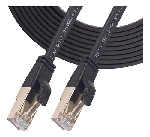 Cable De Red Rj45 Categoria 8 Cat 8 Ethernet Plano 1 Metros