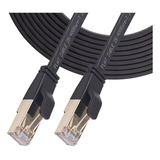 Cable De Red Rj45 Categoria 8 Cat 8 Ethernet Plano 1 Metros