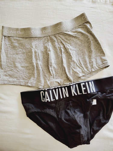 Boxer + Slip Calvin Klein Pack Por 2 Unidades. Talle L 