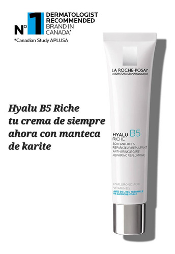 Hyalu B5 Riche Crema Reparadora Con Karite La Roche Posay