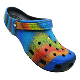 Sandalia Crocs Classic Spray Dye Clog 208054-0c4