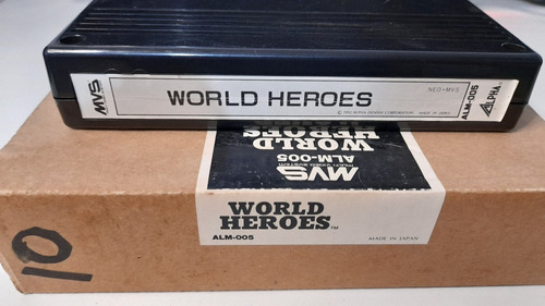 World Heroes Mvs Cartucho Y Caja Originales Jamma Snk Neogeo