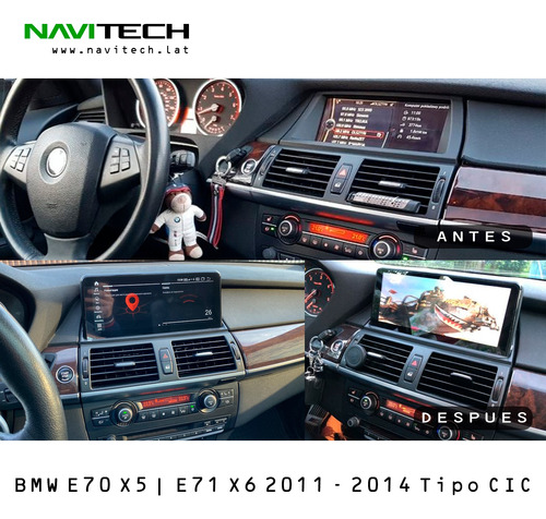 Bmw X5 | X6 2011 - 2014 Cic Pantalla Navitech Carplay Foto 2