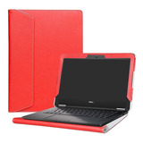 Estuche Protector Para Dell Latitude De 12.5 Pulgadas, Rojo