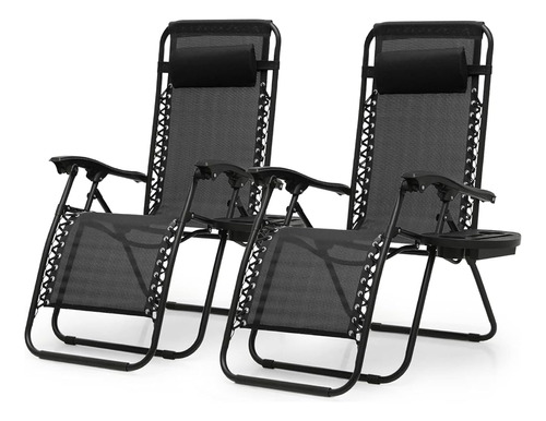 Monibloom 2 Pack Patio Silla De Gravedad Cero Sillas Reclina