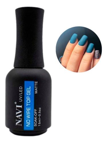 Navi Top Matte No Wipe Semipermanente Uv/led 15ml X1 Un.