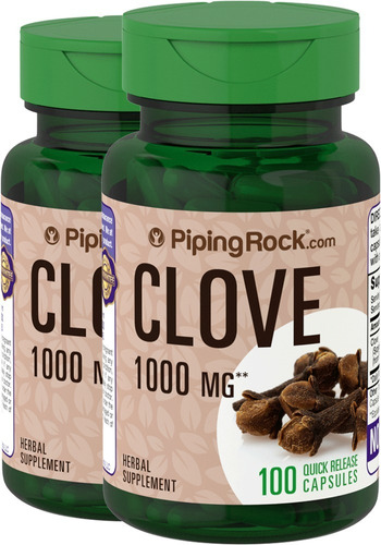 Clavo 1000 Mg 100 Cápsulas De Liberación Rápida