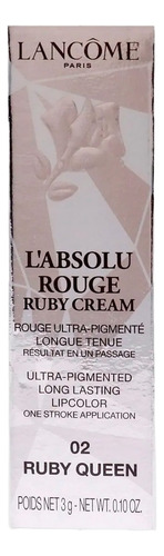 Lancome L´absolu Rouge Ruby Cream 02 Ruby Queen