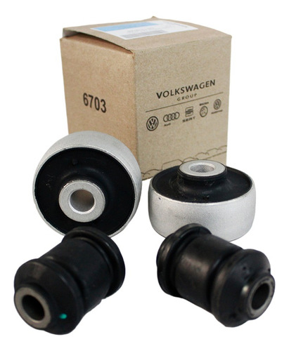 4 Bujes Horquilla Vw Gol 2009 - 2020 Original 