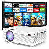 Proyector Portátil 7500l Full Hd 1080p, Compatible Tv