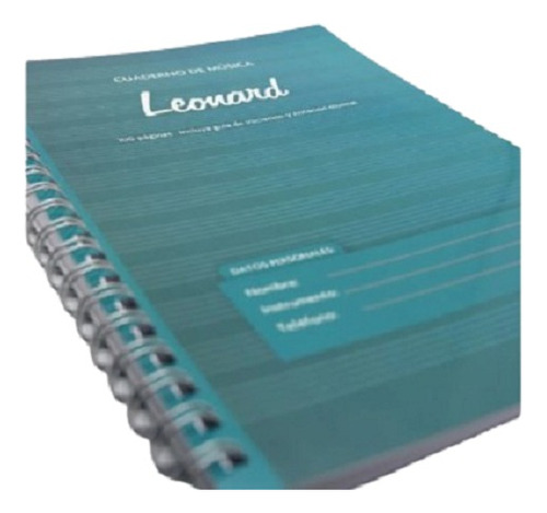 Cuaderno Pentagramado Leonard Espiralado 50 Pàginas