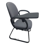 Kit 3 Cadeira Executiva C/ Prancheta Dobrável Alta Qualidade