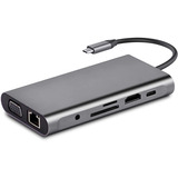 Hub Tipo C 10 En 1/4k/hdmi/rj45/vga/macbook /windows