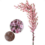 Arvore Cerejeira Artificial Grande Sakura Curvada Sem Vaso