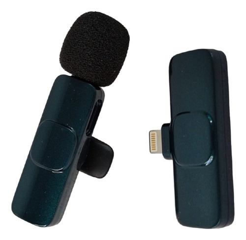 Microfono Solapa Condensado Inalambrico Compatible Lightning
