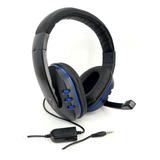 Auricular Ps4 Gamer. Microfono On/off Y Control De Volumen. 